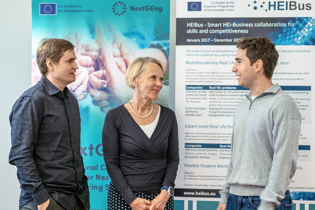 Anneli Kakko, Juhani Salonen and Arturo Lopez